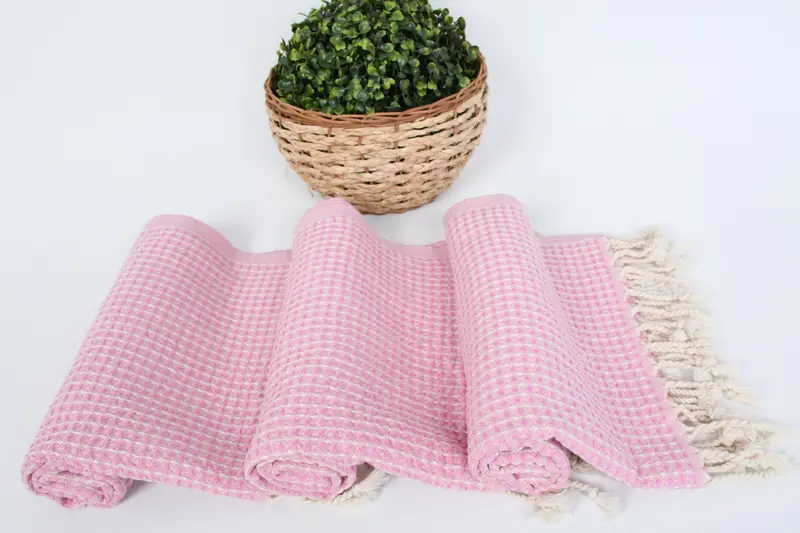 Monogramlı el havlu, monogram el havlu, spor salonu havlu, 44x22 pamuklu waffle havlu, Türk havlu el havlu, büyükanne hediyesi, el yapımı hediye, xmas hediyeleri - 8