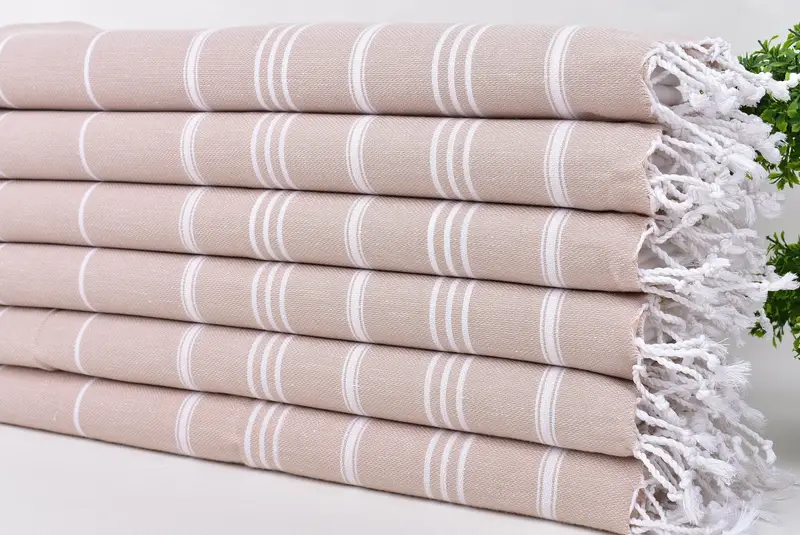 Monogram Kitchen Towel, Turkish Towel Hand Towel, Wedding Gift Ideas, Turkish Hand Towel, Summer Gift, 40x24 Cotton Striped Towel, Bulk Order Towel - 3
