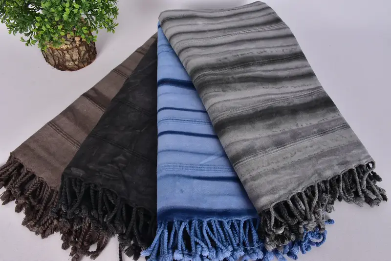 Wedding Towel, 64x38 Cotton Tie Dye Stonewashed Towel, Custom Towel, Lightweight Turkish towel, Turkish towel, Birthday Gift, Bulk Order Towel - 4