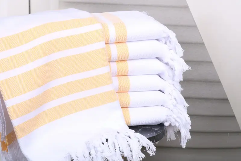 Oversized lightweight Turkish bath towel USA, 70x40 Cotton Herringbone Towel, Personalized Gift, Monogram Turkish Towel, Spa Gift, Turkish Towel USA - 1