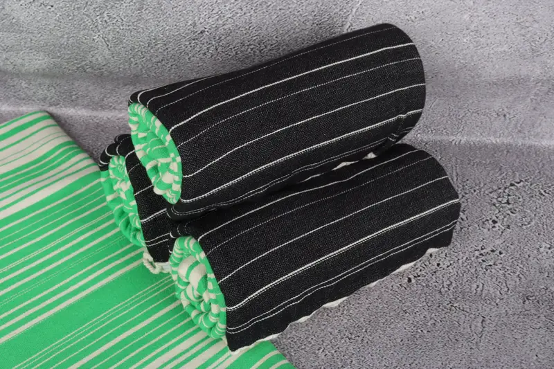 Travel Towel, Bachelorette Party Favors, 70x40 Cotton Striped Towel, Peshtemal Towel, Sand-resistant towel, Quick-Dry Beach Towel, Bachelor Gift - 8