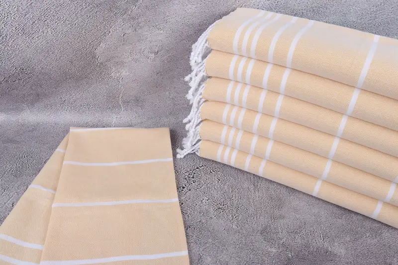 Bridesmaid Towel, Personalized Wedding Gift For Couple, 38x18 Cotton Striped Towel, Monogram Hand Towel, Personalized Dish Towel, Turkish Hand Towel - 2