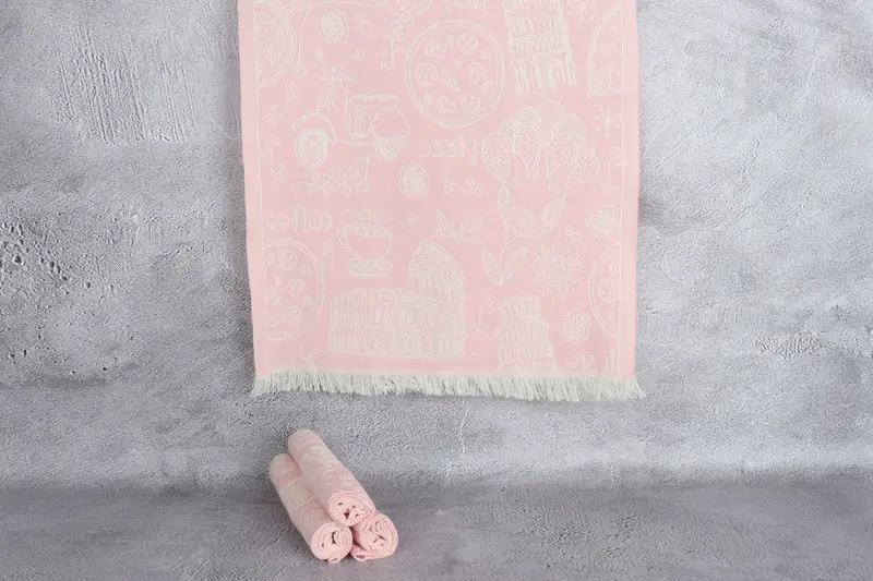 Small Bath Towels, Custom Hand Towel, Monogram Hand Towel, 28x20 Cotton Italian Symbols Design Towel, Xmas Gifts, Bachelor Bachelorette Party Favors - 1