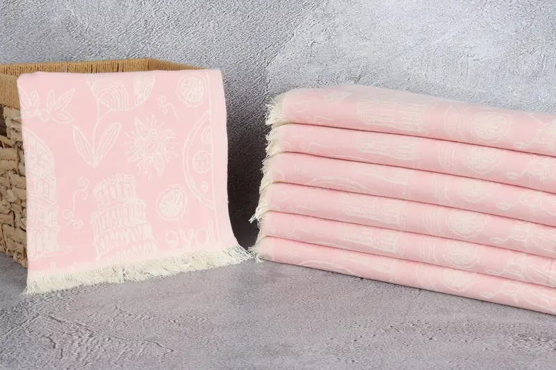 Small Bath Towels, Custom Hand Towel, Monogram Hand Towel, 28x20 Cotton Italian Symbols Design Towel, Xmas Gifts, Bachelor Bachelorette Party Favors - 4