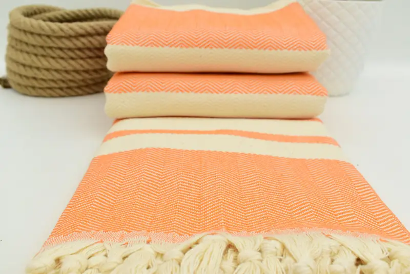 Woven Blanket, Throw Blanket Couch, Turkish Bedcover, Birthday Gift, 96x80 Cotton Herringbone Towel, Personalized Gifts, Turkish Cotton Blanket - 7