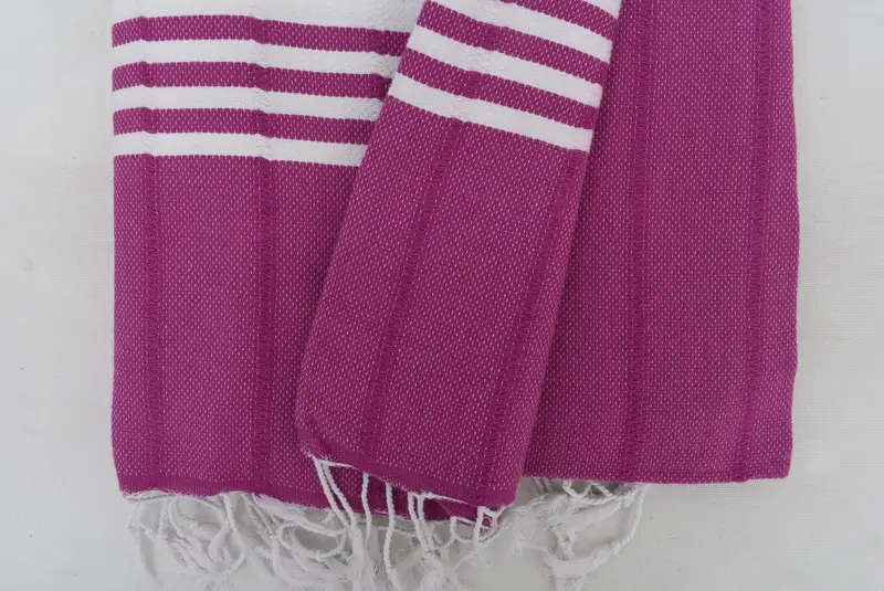 Bachelorette Party Gifts, Turkish hand towel, Valentines Day Gift, Personalized Gifts, Yoga Towel, 70x40 Cotton Striped Towel, Lightweight towel - 4