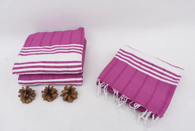 Bachelorette Party Gifts, Turkish hand towel, Valentines Day Gift, Personalized Gifts, Yoga Towel, 70x40 Cotton Striped Towel, Lightweight towel - 7