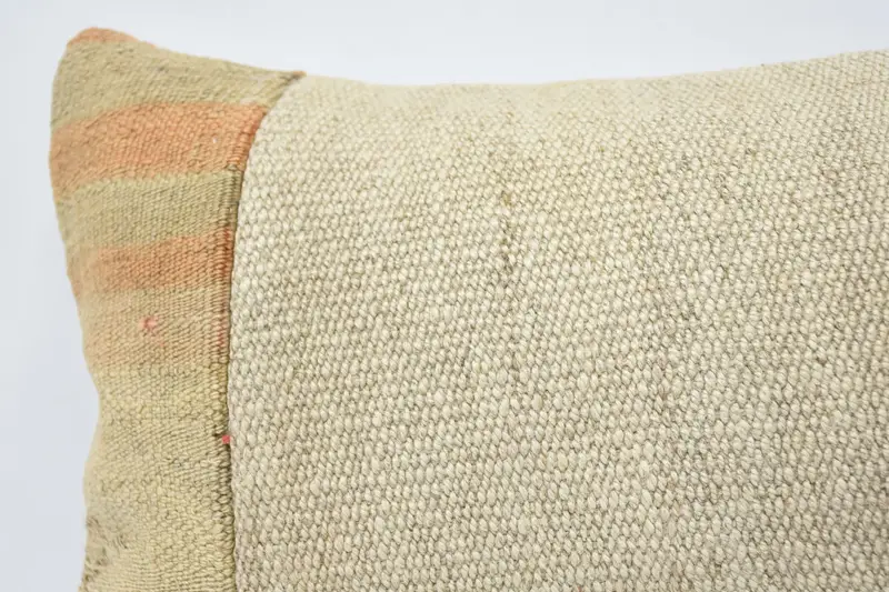Wholesale Cushion, Chair Pillow Cover, Vintage Pillow, Kilim Cushion Sham, 12x24 White Pillow, Pillow Sham, Ethnical Kilim Rug Pillow - 2