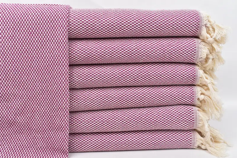 Monogram Kitchen Towel, Turkish Hand Towel, Monogrammed Hand Towel, Bridesmaid Proposal Gift, Bachelorette Party Items, 40x18 Cotton Polka Dot Towel - 1