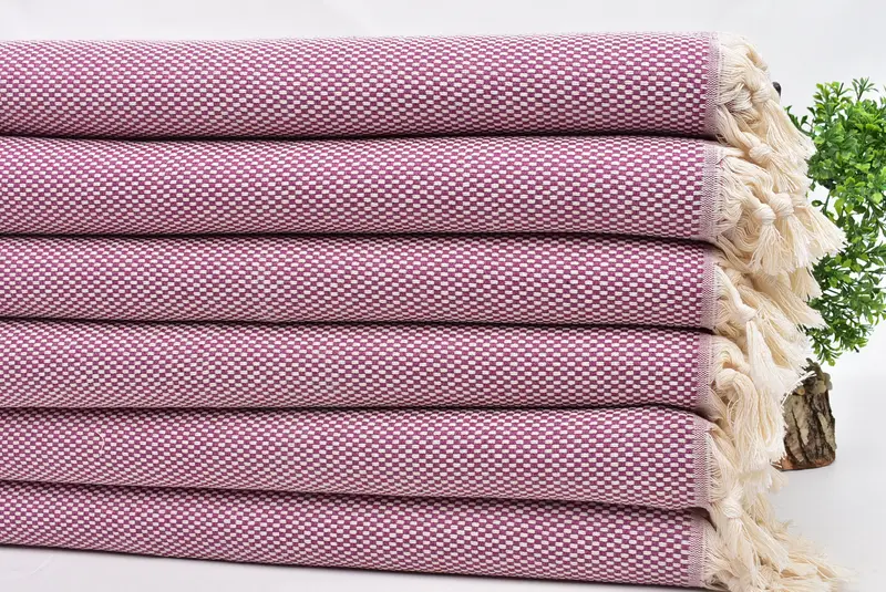 Monogram Kitchen Towel, Turkish Hand Towel, Monogrammed Hand Towel, Bridesmaid Proposal Gift, Bachelorette Party Items, 40x18 Cotton Polka Dot Towel - 3