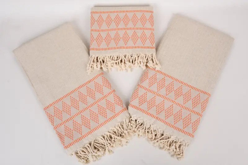 Bachelorette Party Favors, Bachelorette Party Decorations, Beach towel, Gift Towel, 70x36 Linen Kilim Design Towel, Beach Wedding Favor, Gym Towel - 6