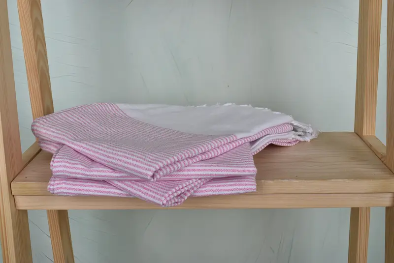 Small Bath Towels, Personalized Gifts, Personalized Gift For Her, Turkish Towel Hand Towel, 40x18 Cotton Striped Towel, Wedding Anniversary Gift - 7