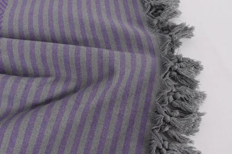 Woven Throw Blanket, Personalized Blanket, Birthday Gift, Bridal Shower Gift, Oversized Beach Towel, 104x80 Cotton Diamond Towel, Best Wedding Gift - 8