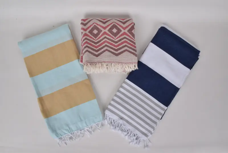 Embroidered Towel, Peshtemal Towel USA, Quick-dry towel, 70x40 Cotton Set of 8 Towel, Handwoven Turkish bath towel, Custom Gifts, Bridal Shower Gift - 6