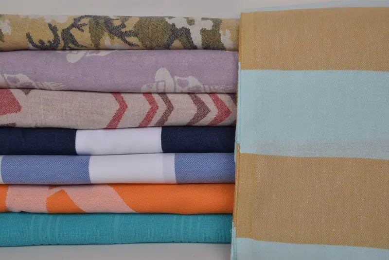 Embroidered Towel, Peshtemal Towel USA, Quick-dry towel, 70x40 Cotton Set of 8 Towel, Handwoven Turkish bath towel, Custom Gifts, Bridal Shower Gift - 1