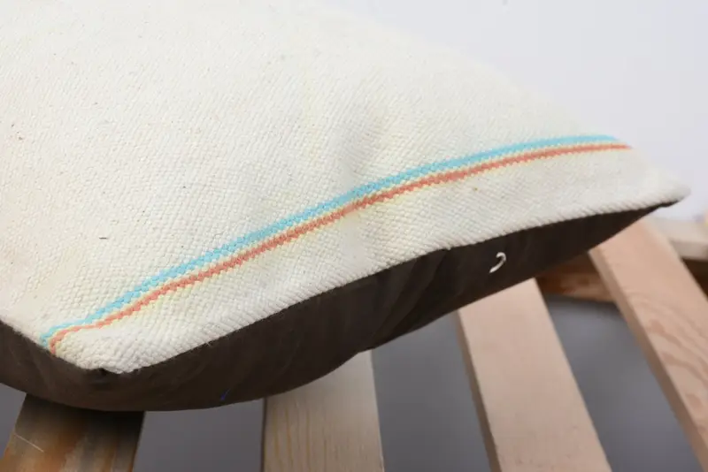 Vintage Kilim Pillow, 12x20 Beige Pillow Sham, Ethnical Kilim Rug Pillow, Gift Pillow, One Of A Kind Pillow Cover, Pillow Case - 7