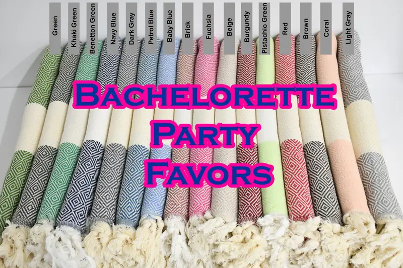 Beach Wedding Favor, 36x20 Cotton Diamond Towel, Personalized Hand Towel, Family Gift, Gift For Him, Personalized Dish Towel, Wedding Favors - 1