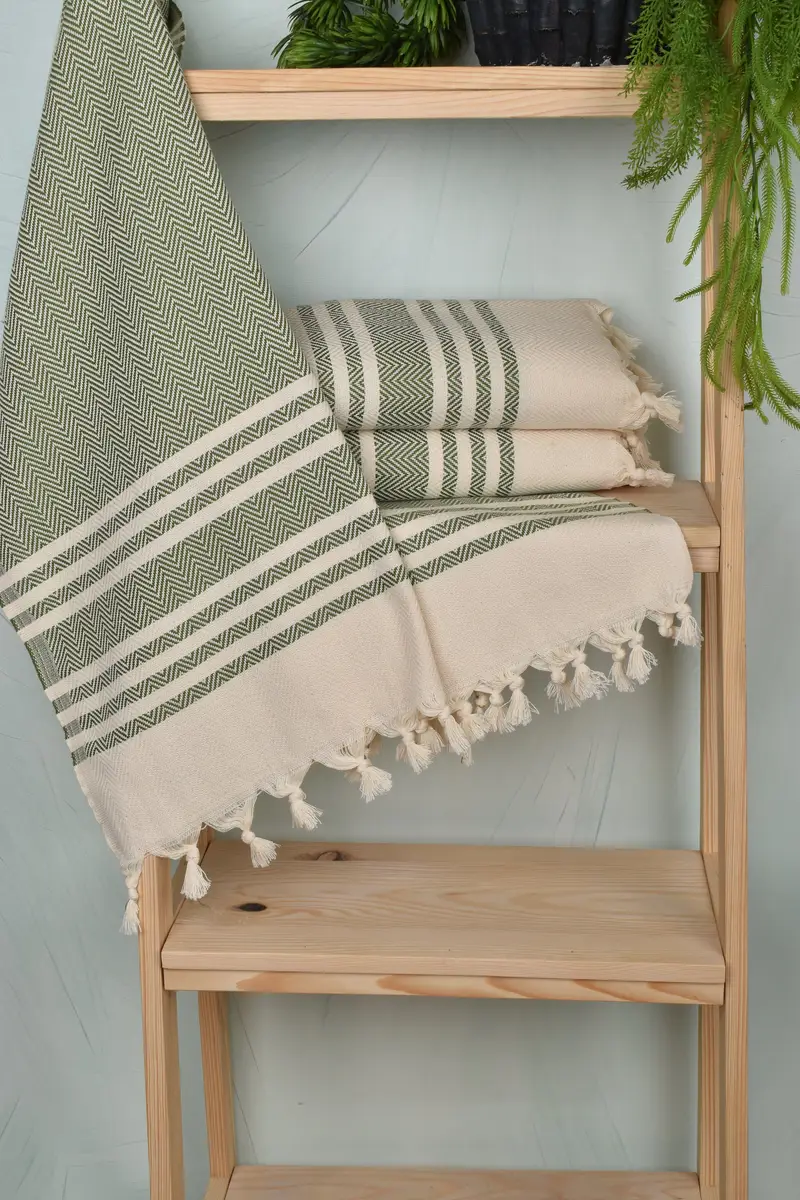 Personalized Hand Towel, Wedding Gifts Towel, Gym Towel, Summer Gift, Monogram Kitchen Towel, 36x20 Cotton Herringbone Towel, Turkish Hand Towel - 6