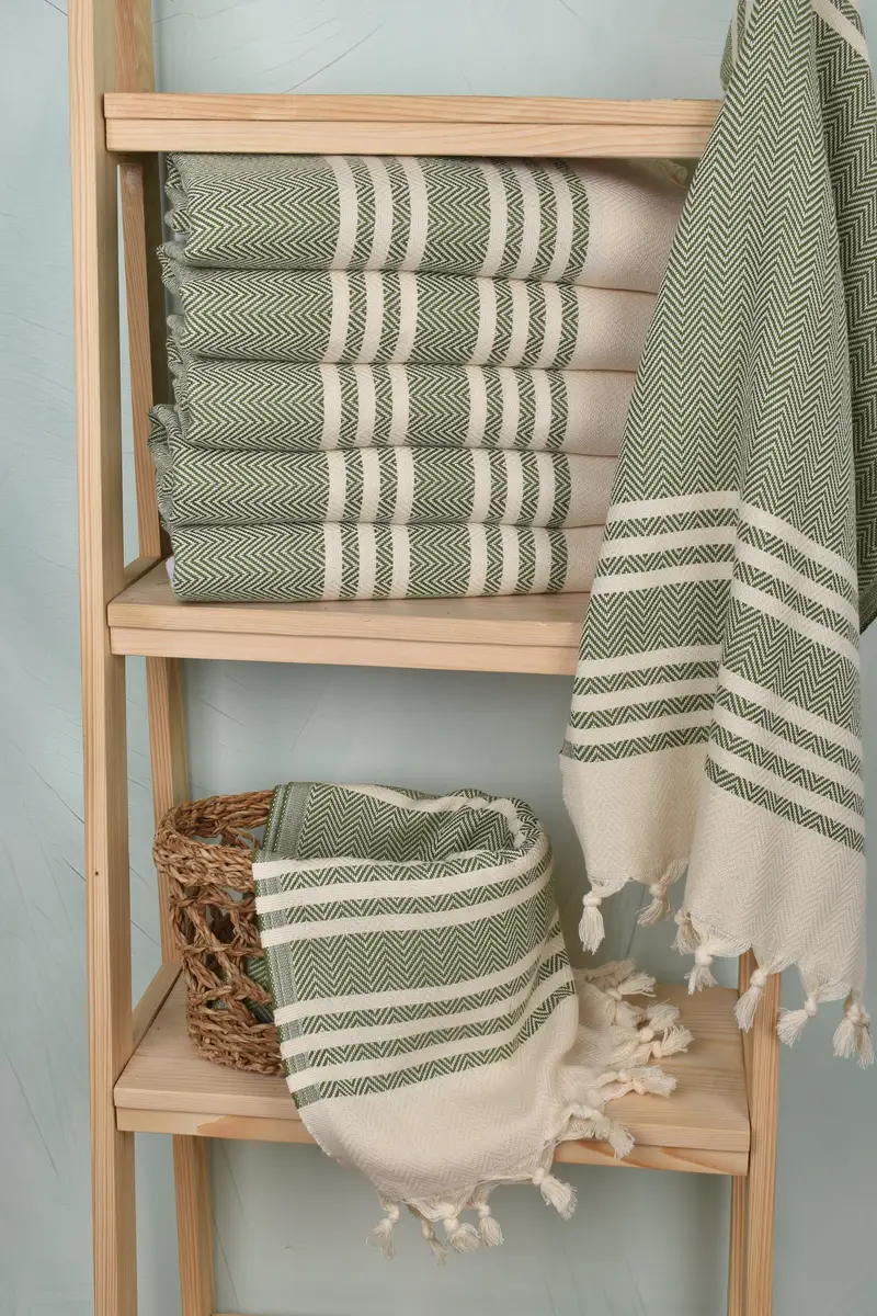 Personalized Hand Towel, Wedding Gifts Towel, Gym Towel, Summer Gift, Monogram Kitchen Towel, 36x20 Cotton Herringbone Towel, Turkish Hand Towel - 3