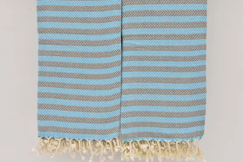70x40 Cotton Herringbone Towel, Luxury towel, Valentines Day Gift For Her, Gift For Him, Best Beach Towel, Spa Towel, Best Friend Gift Ideas - 4