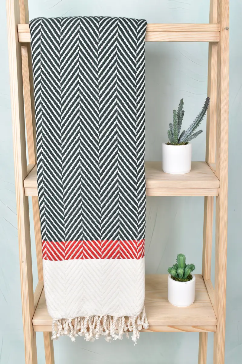 Gifts For Him, Lightweight towel, Gift For Mom, Fouta towel, Girl Trip Party Favor, Oversized Beach Towel, 84x38 Cotton Striped Towel, Gym Towel - 8
