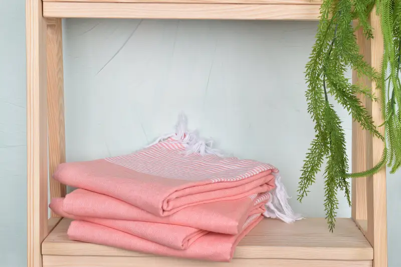 Organic towel, Personalized Gift, 80x36 Cotton Striped Towel, Best Beach Towel, Bride Gift, Summer Towel, Quick-drying peshtemal towel for poolside - 7