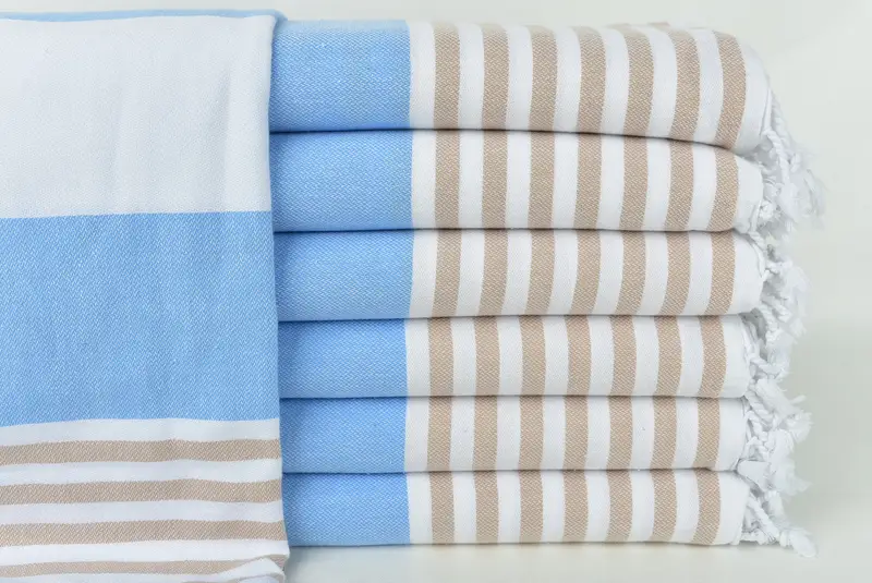 Engagement Gift, Personalized Turkish Towel, Bachelorette Towel, 70x40 Cotton Striped Towel, Bachelorette Party Favors, Personalized Bridesmaid Gift - 1