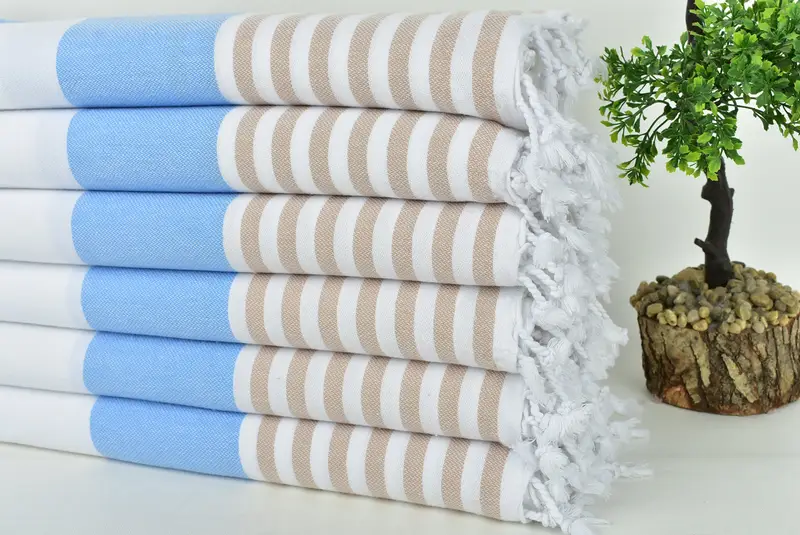 Engagement Gift, Personalized Turkish Towel, Bachelorette Towel, 70x40 Cotton Striped Towel, Bachelorette Party Favors, Personalized Bridesmaid Gift - 3