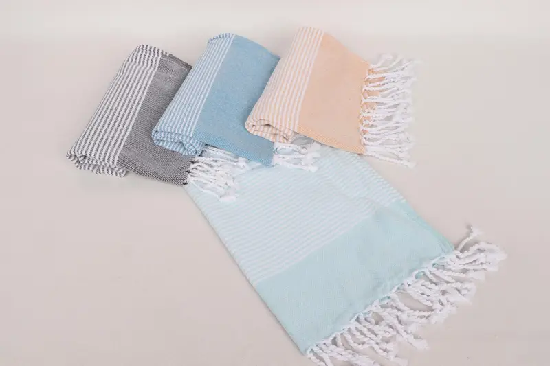 Monogram Kitchen Towel, 40x18 Cotton Striped Towel, Custom Hand Towel, Gym Towel, Personalized Home Gift Wedding, Bathroom Towels, Embroidery Towels - 8