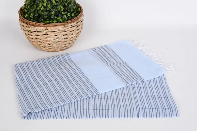70x40 pamuklu çizgili havlu, el yapımı hediye, spa için Türk banyo havlusu, konuk havlu, düğün hediyesi, bekarlığa veda partisi hediyeler nedime, onun için hediye - 4