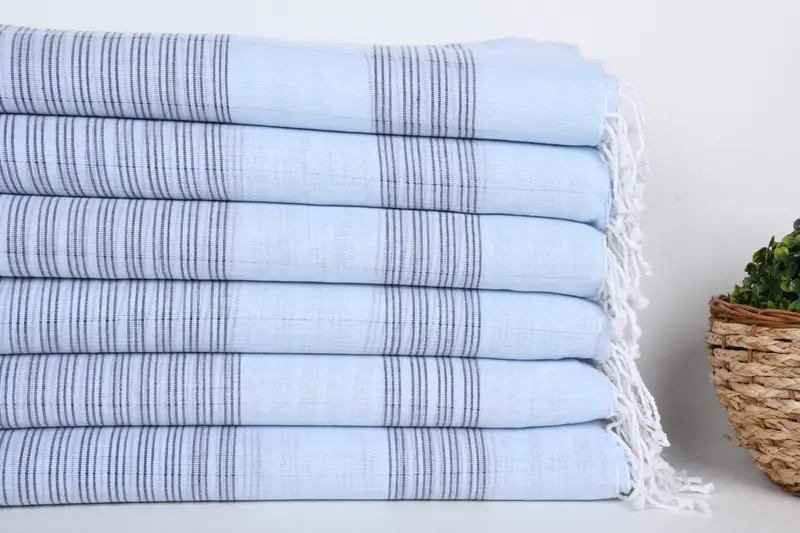 70x40 pamuklu çizgili havlu, el yapımı hediye, spa için Türk banyo havlusu, konuk havlu, düğün hediyesi, bekarlığa veda partisi hediyeler nedime, onun için hediye - 2