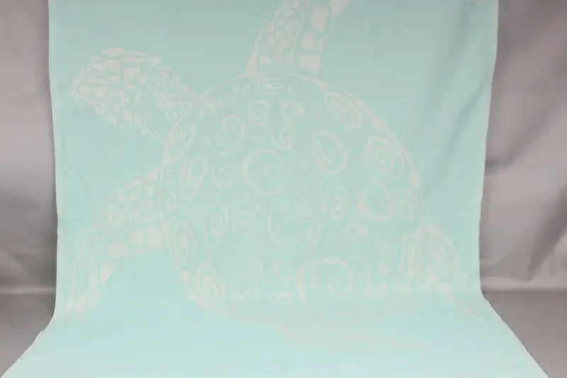 Valentines Day Gift Yoga Towel Mint Patterned Animal 40x71 Inches