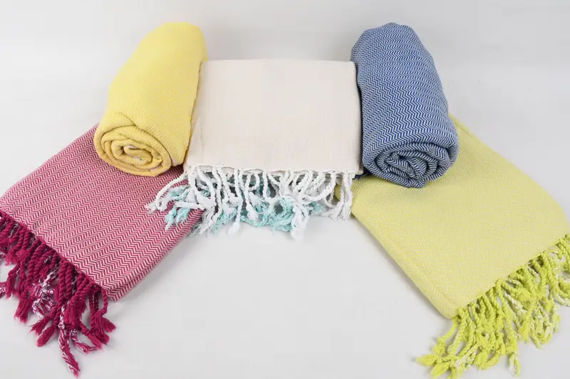 Custom Bath Towel, Grandma Gift, Bachelor Bachelorette Party Favors, Wedding Gifts Towel, Travel towel, 68x40 Cotton Herringbone Towel, Yoga Towel - 5