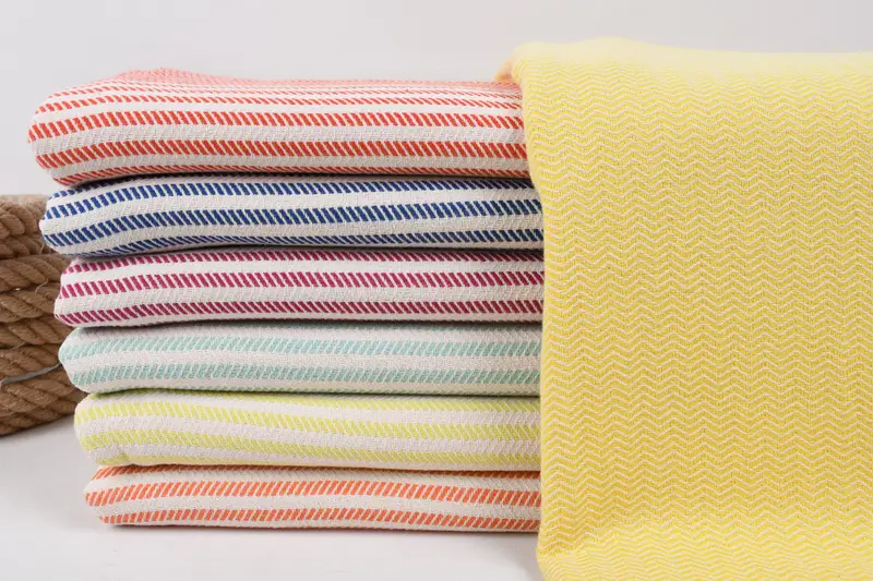 Custom Bath Towel, Grandma Gift, Bachelor Bachelorette Party Favors, Wedding Gifts Towel, Travel towel, 68x40 Cotton Herringbone Towel, Yoga Towel - 1