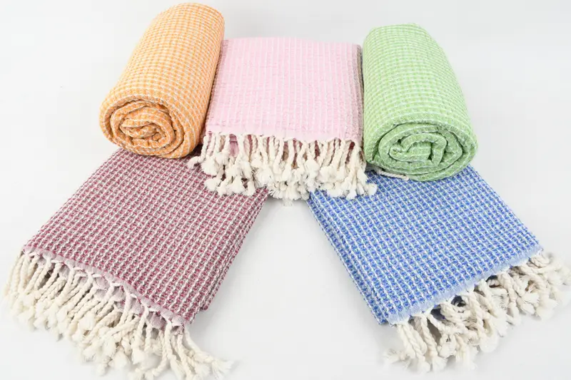 Personalized Gift For Her, Handmade Turkish Towel, Beach towel, Personalized Wedding Gift, Extra large Turkish bath towel, Organic Turkish towel - 5