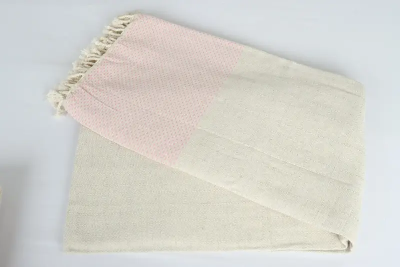Bridesmaid Gifts, Bachelorette Party Favors, Custom Wedding Gifts, Turkish Towel Blanket, Gift For Coworker, 96x96 Cotton Polka Dot Towel - 6