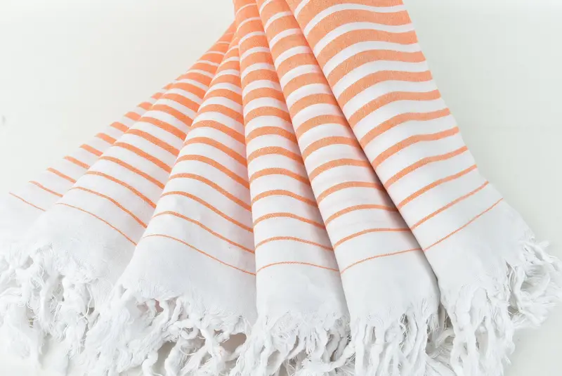 Monogram Turkish Towel, 68x36 Cotton Striped Towel, Summer Gift, Bachelorette Favor, Quick-dry travel peshtemal towel, Personalized Beach Towel - 4