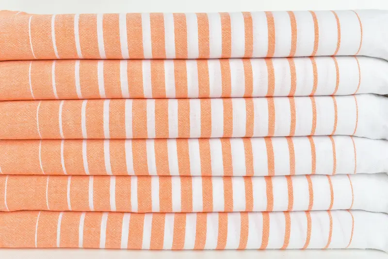 Monogram Turkish Towel, 68x36 Cotton Striped Towel, Summer Gift, Bachelorette Favor, Quick-dry travel peshtemal towel, Personalized Beach Towel - 2