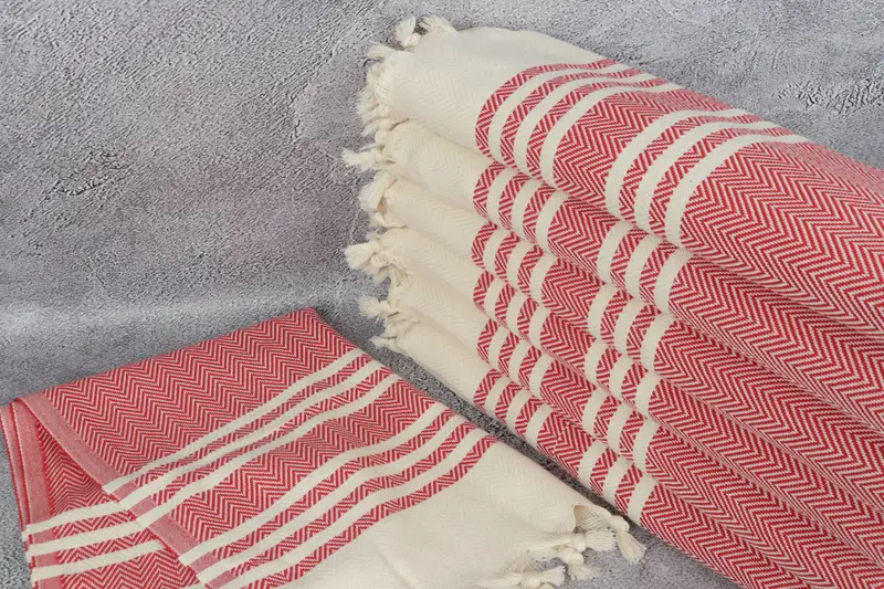 Wedding Favors, Customized Towels, 36x20 Cotton Herringbone Towel, Kitchen Towel, Spa Towel, Small Bath Towels, Best Wedding Gift, Home Decor Gifts - 2