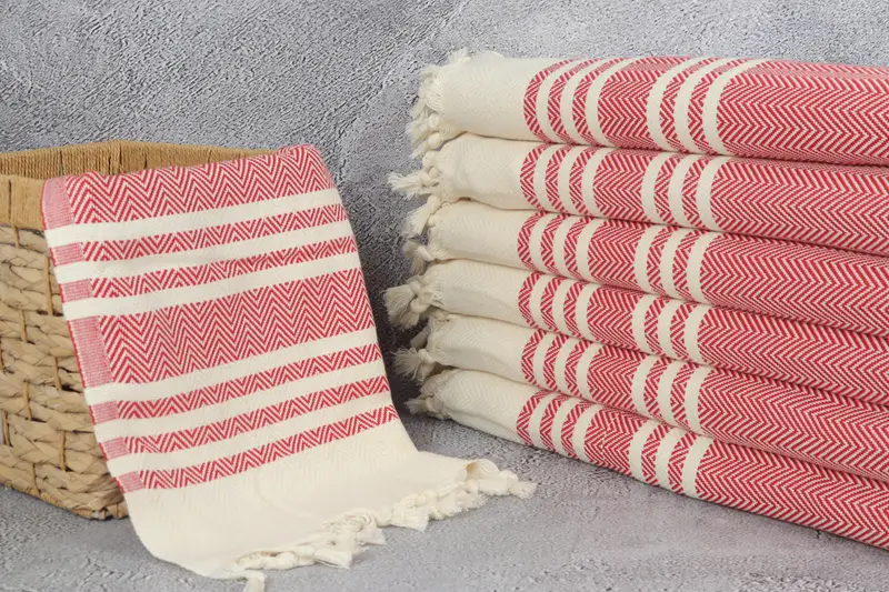 Wedding Favors, Customized Towels, 36x20 Cotton Herringbone Towel, Kitchen Towel, Spa Towel, Small Bath Towels, Best Wedding Gift, Home Decor Gifts - 3