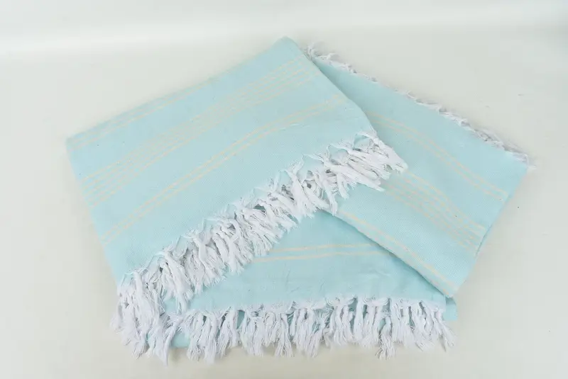 96x70 Cotton Striped Towel, Monogram Blanket, Bedspread, Spooky Bachelorette Party, Turkish Cotton Blanket, Bridesmaid Gifts, Couch Cover - 6