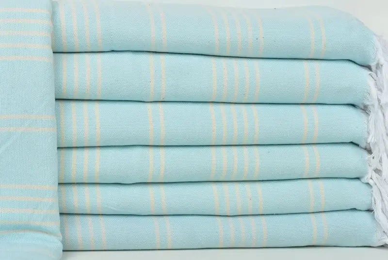 96x70 Cotton Striped Towel, Monogram Blanket, Bedspread, Spooky Bachelorette Party, Turkish Cotton Blanket, Bridesmaid Gifts, Couch Cover - 1