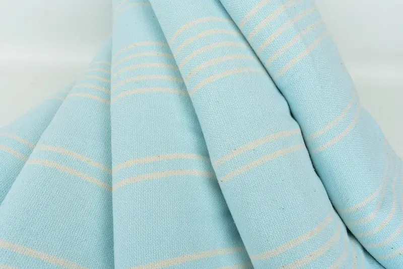 96x70 Cotton Striped Towel, Monogram Blanket, Bedspread, Spooky Bachelorette Party, Turkish Cotton Blanket, Bridesmaid Gifts, Couch Cover - 5