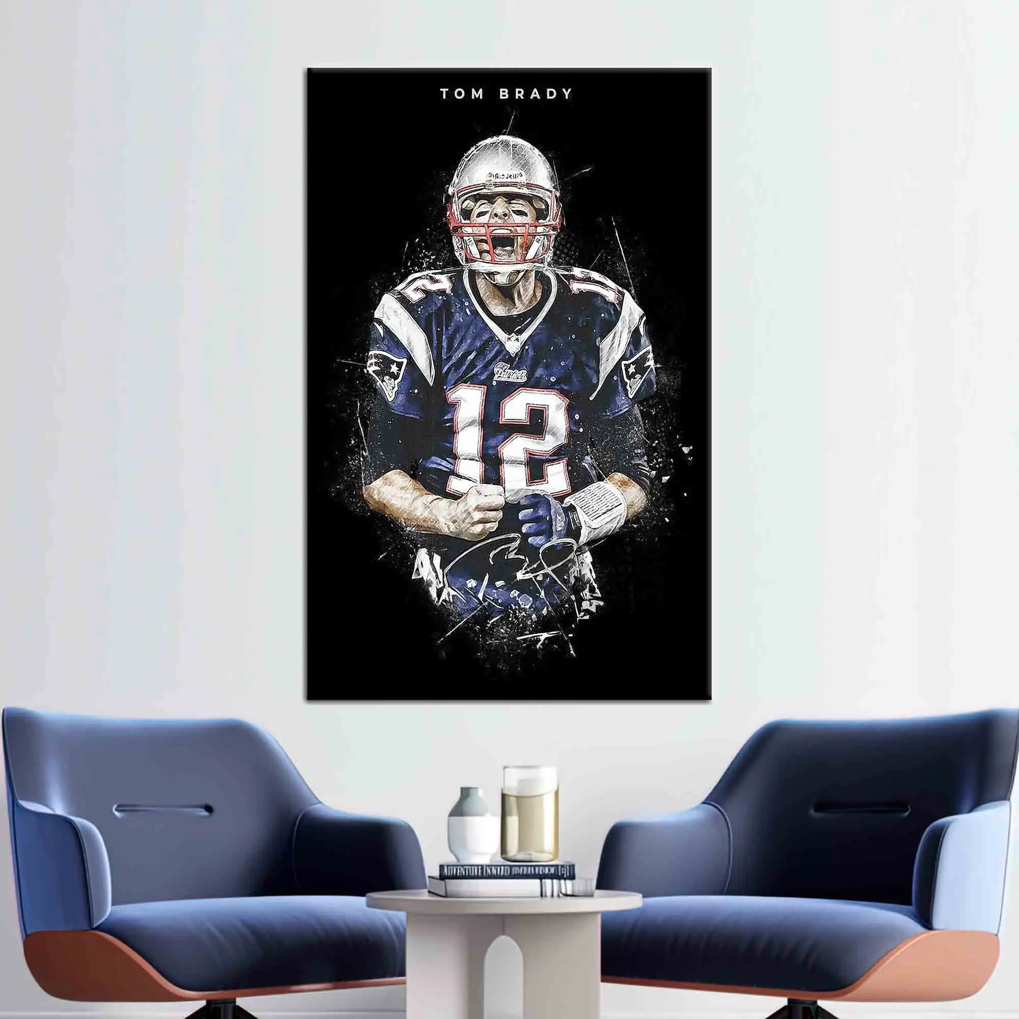 Elegant Canvas: Iconic American Football Moments Captured - 1