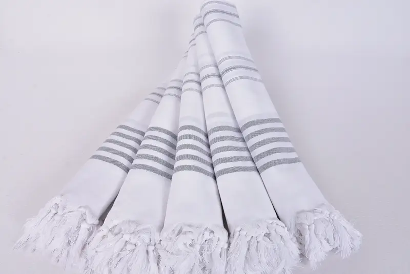 70x40 Cotton Striped Towel, Best Friend Christmas Gift, Large Turkish Towel, Lightweight towel, Bachelorette Party Gifts, Bachelorette Towel - 4