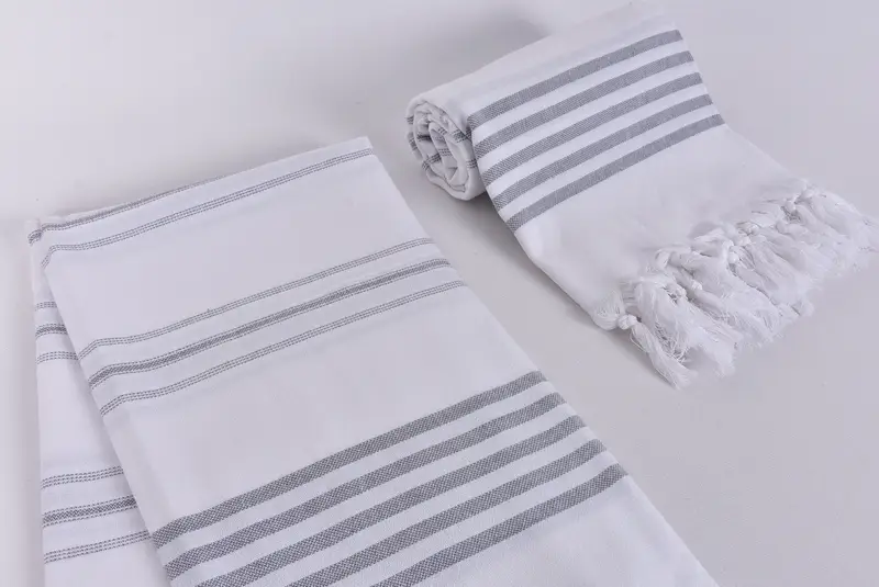 70x40 Cotton Striped Towel, Best Friend Christmas Gift, Large Turkish Towel, Lightweight towel, Bachelorette Party Gifts, Bachelorette Towel - 7