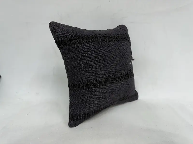 16x16 Purple Cushion Cover, Office Chair Pillow Cover, Boho Pillow, Cushion Case, Vintage Pillow, Boho Pillow Sham Cover, Natural Cushion - 3
