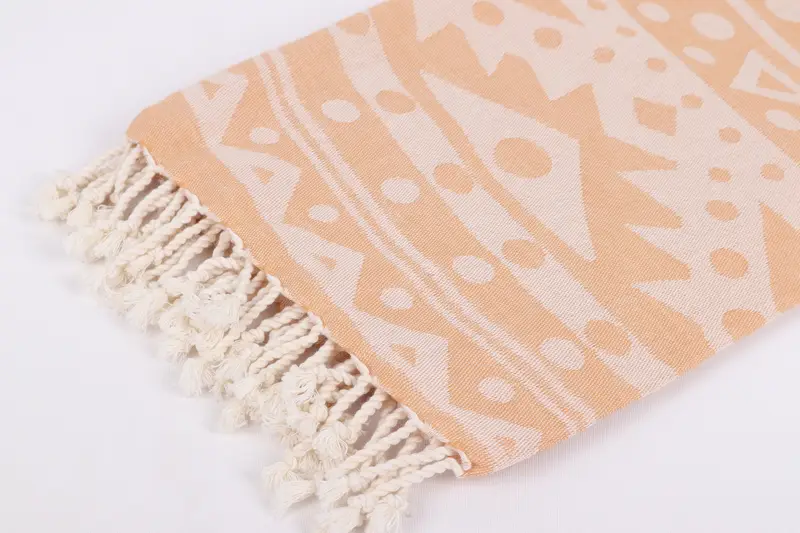 Custom Name Towel, 70x40 Cotton Round Pattern Towel, Custom Towel Beach, Unique Gift, Gift For Her, Large Turkish Towel, Housewarming Gift - 8