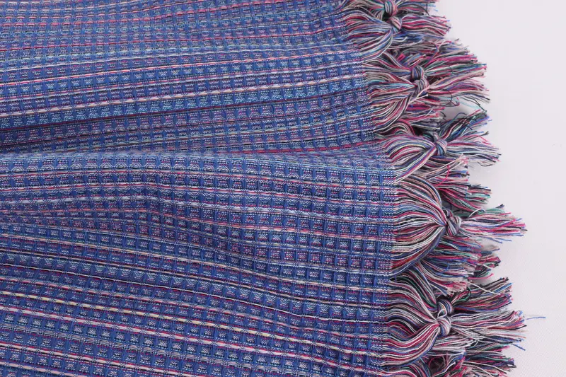 Custom Blanket, Sofa Cover, Bachelorette Gifts, Custom Wedding Gift From Bridesmaid, Turkish Tablecloth, Woven Blanket, 92x88 Cotton Geometric Towel - 8