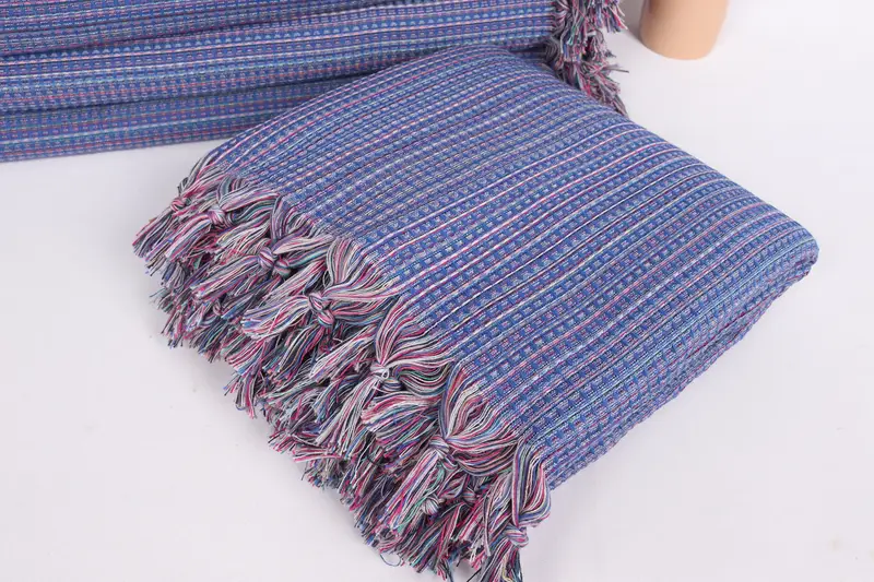 Custom Blanket, Sofa Cover, Bachelorette Gifts, Custom Wedding Gift From Bridesmaid, Turkish Tablecloth, Woven Blanket, 92x88 Cotton Geometric Towel - 5